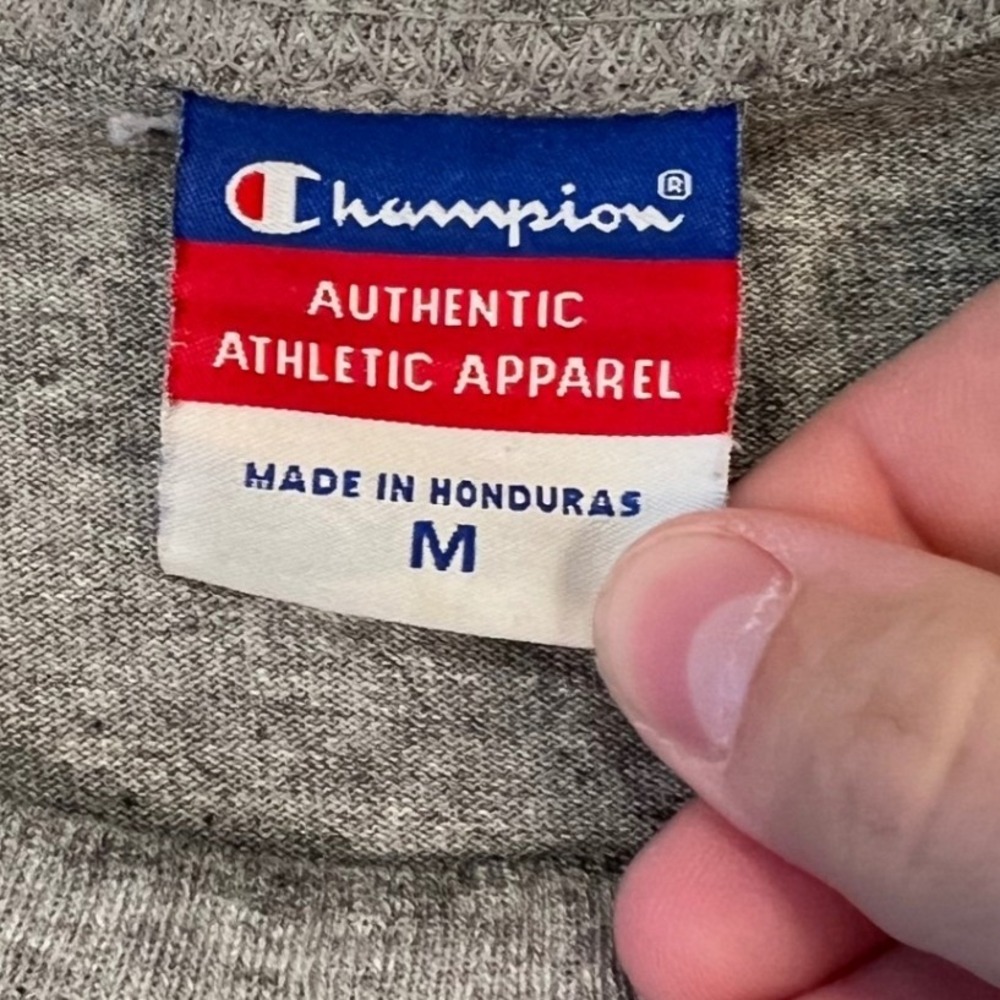 Champion Mens Hamline University Graphic T-Shirt Gray Short Sleeve Medium M - Picture 2 of 8